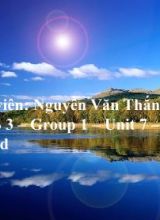 Bài giảng môn Tiếng Anh Lớp 6 - Lesson 1 Getting started - Nguyễn Văn Thắng